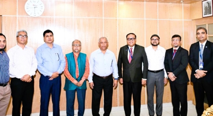 চবি উপাচার্যের সঙ্গে  ব্যাংক এশিয়ার কর্মকর্তাবৃন্দের সৌজন্য সাক্ষাৎ